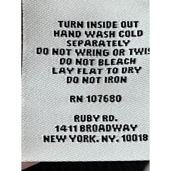 Ruby Rd Jeweled Tank Top XL Black Ribbed Boho Hippie Indie Retro Preppy Classic - Picture 7 of 9